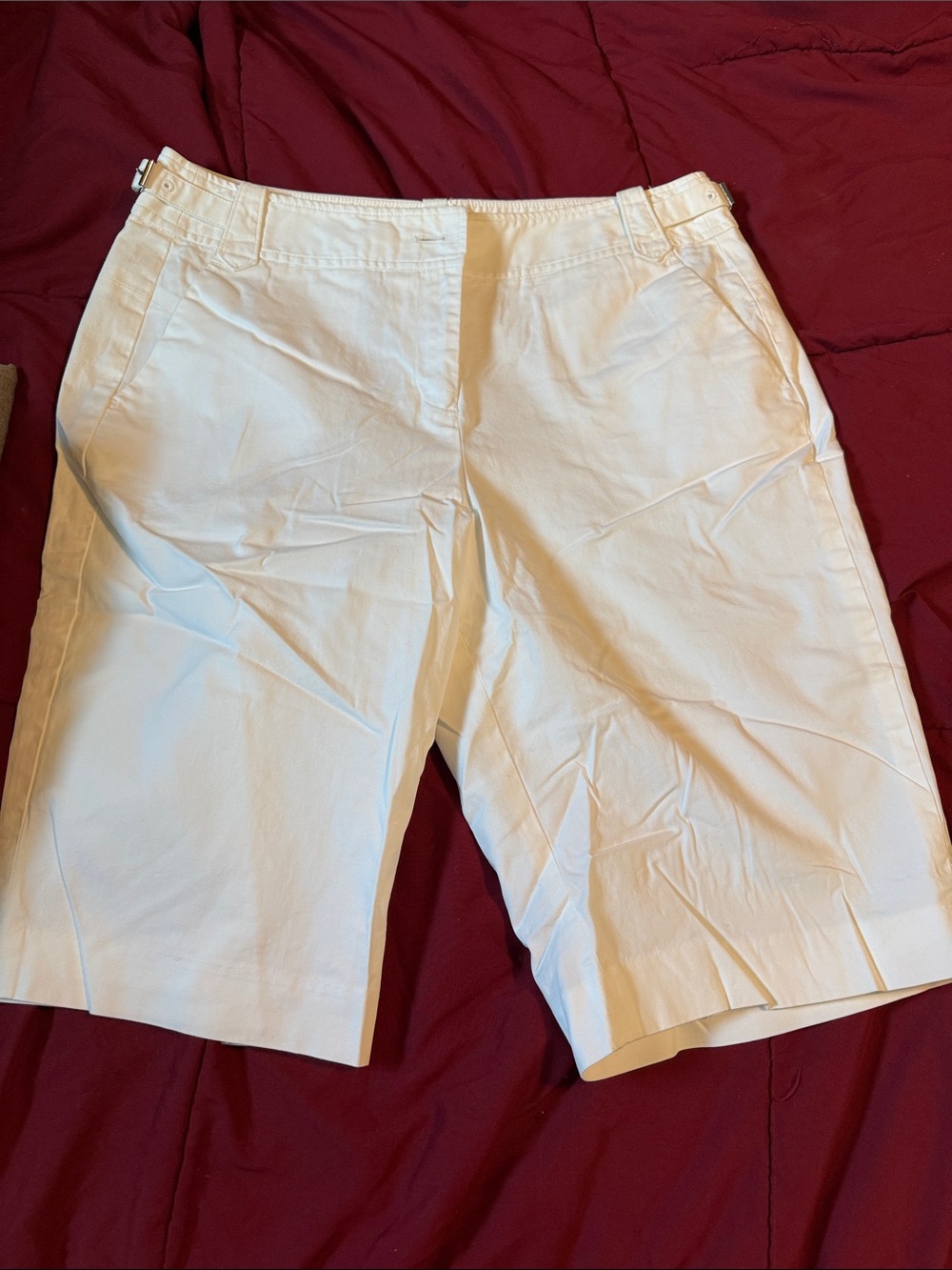 Ann Taylor Loft Women’s White Bermuda Shorts